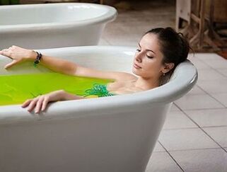 Cervical osteochondosis healing bathtub